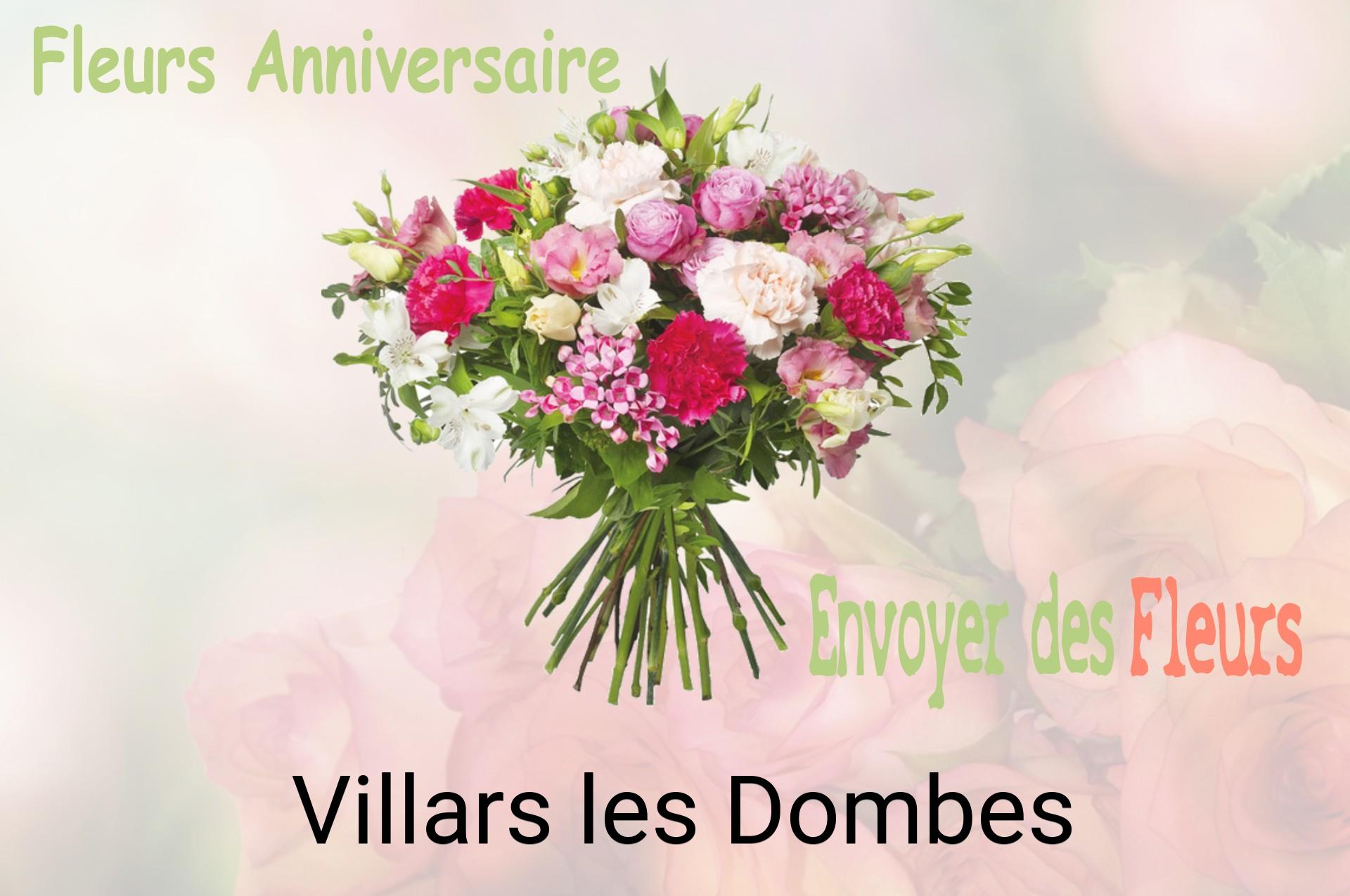 Bouquet de fleurs d’anniversaire livré à Villars-les-Dombes